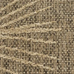 UNAMOURDETAPIS - Tapis extérieur intérieur 200x290 lyn13 reza aspect jute motif feuilles