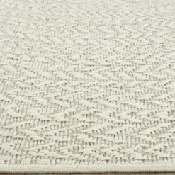 UNAMOURDETAPIS - Tapis extérieur intérieur rond ø80 lyn13 rezy aspect jute motif rond ton sur ton