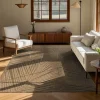 UNAMOURDETAPIS - Tapis extérieur intérieur 80x250 lyn13 reza aspect jute motif feuilles