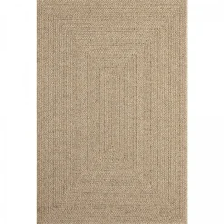 UNAMOURDETAPIS - Tapis extérieur intérieur 140x200 lyn13 rezy aspect jute ton sur ton