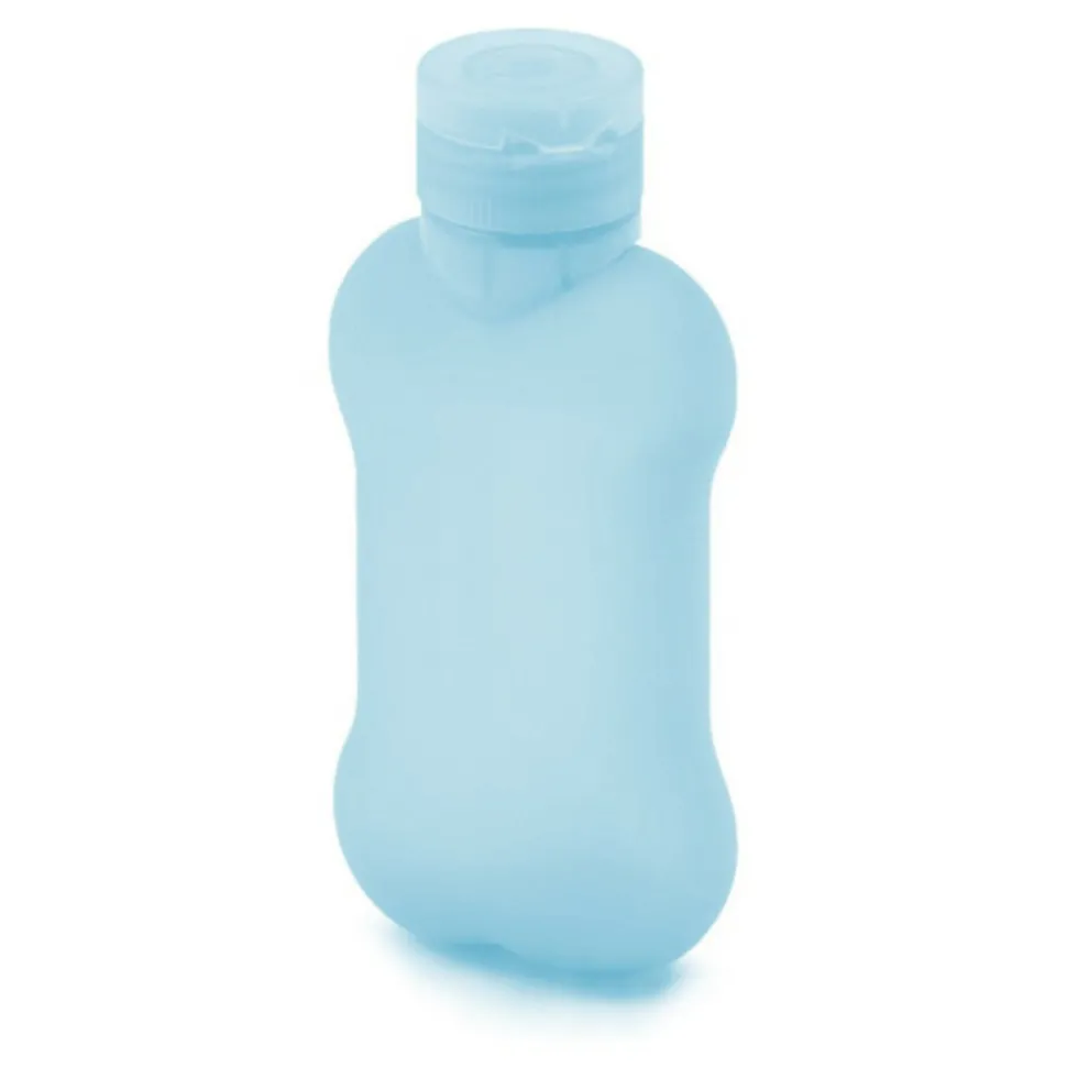UNITED PETS - Bouteille bon ton pi bleu silicone 100 ml