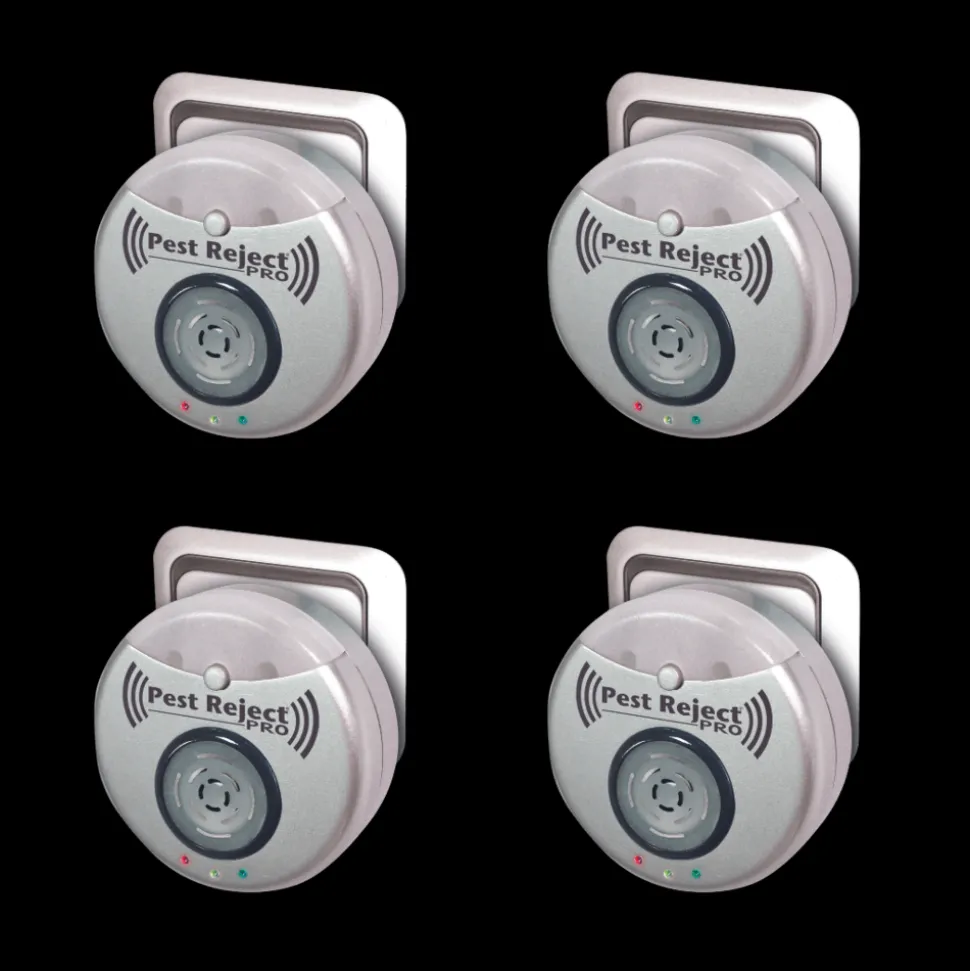 VENTEO - Pest reject pro - lot de 4 - répulsif nuisibles repulse power