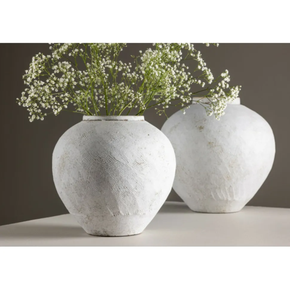 VENTURE HOME - Vase en grès globe 14 x 25 x 23 cm