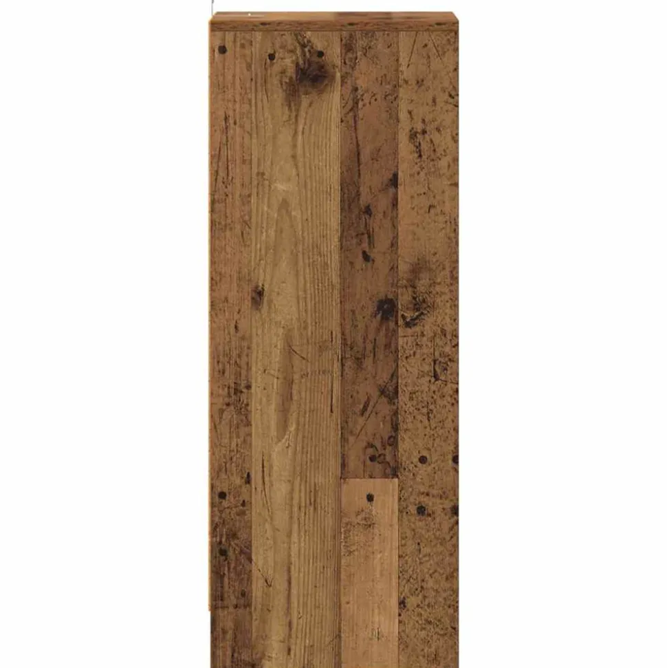 VIDAXL - Armoire à chaussures vieux bois 32x35x92 cm bois d'ingénierie