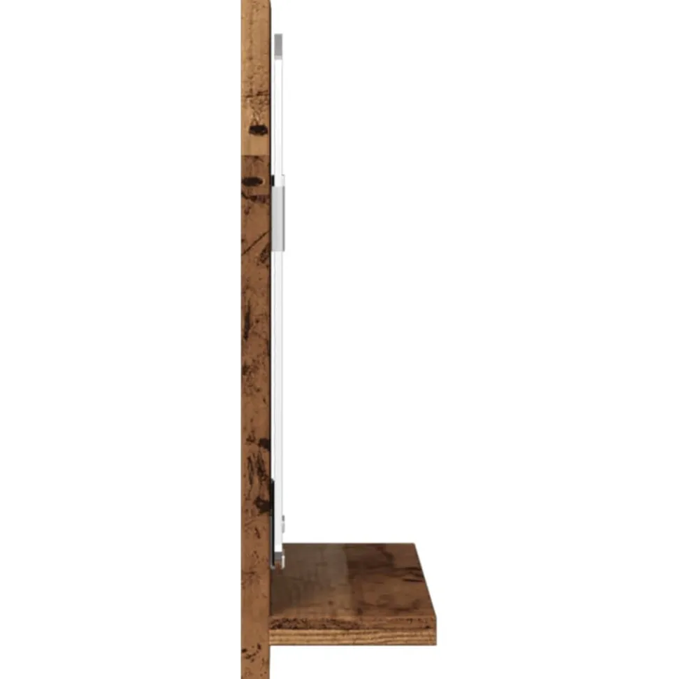 VIDAXL - Armoire à miroir de salle de bain vieux bois bois d'ingénierie