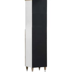 VIDAXL - Armoire de salle de bain 38x33,5x160 cm bois massif de manguier