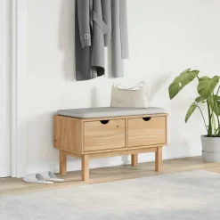 VIDAXL - Banc de couloir otta 80x40x45 cm bois de pin massif
