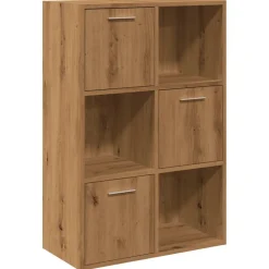 VIDAXL - Bibliothèque chêne artisanal 60,5x30x90 cm bois d'ingénierie