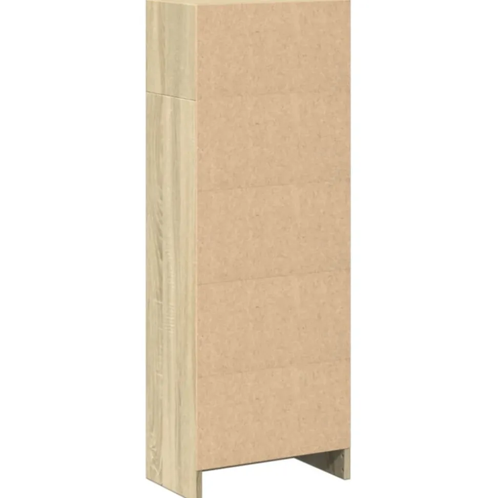 VIDAXL - Bibliothèque chêne sonoma 40x24x109 cm bois d'ingénierie
