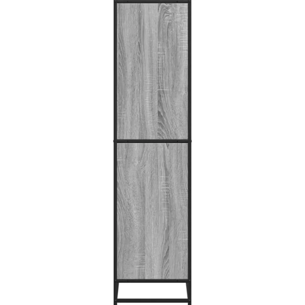 VIDAXL - Bibliothèque sonoma gris 60x35x139 cm bois d'ingénierie