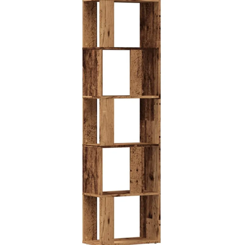 VIDAXL - Bibliothèque vieux bois 45x24x159 cm bois d'ingénierie