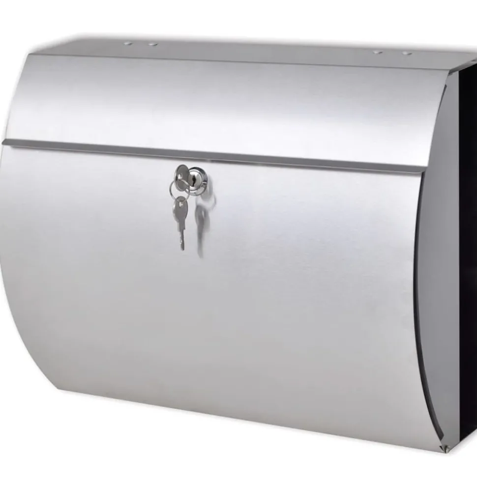 VIDAXL - Boîte aux lettres en acier inoxydable