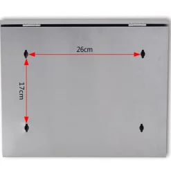 VIDAXL - Boîte aux lettres en acier inoxydable
