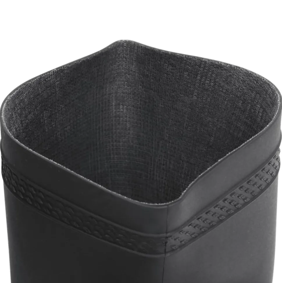 VIDAXL - Bottes de pluie noir taille 41 pvc