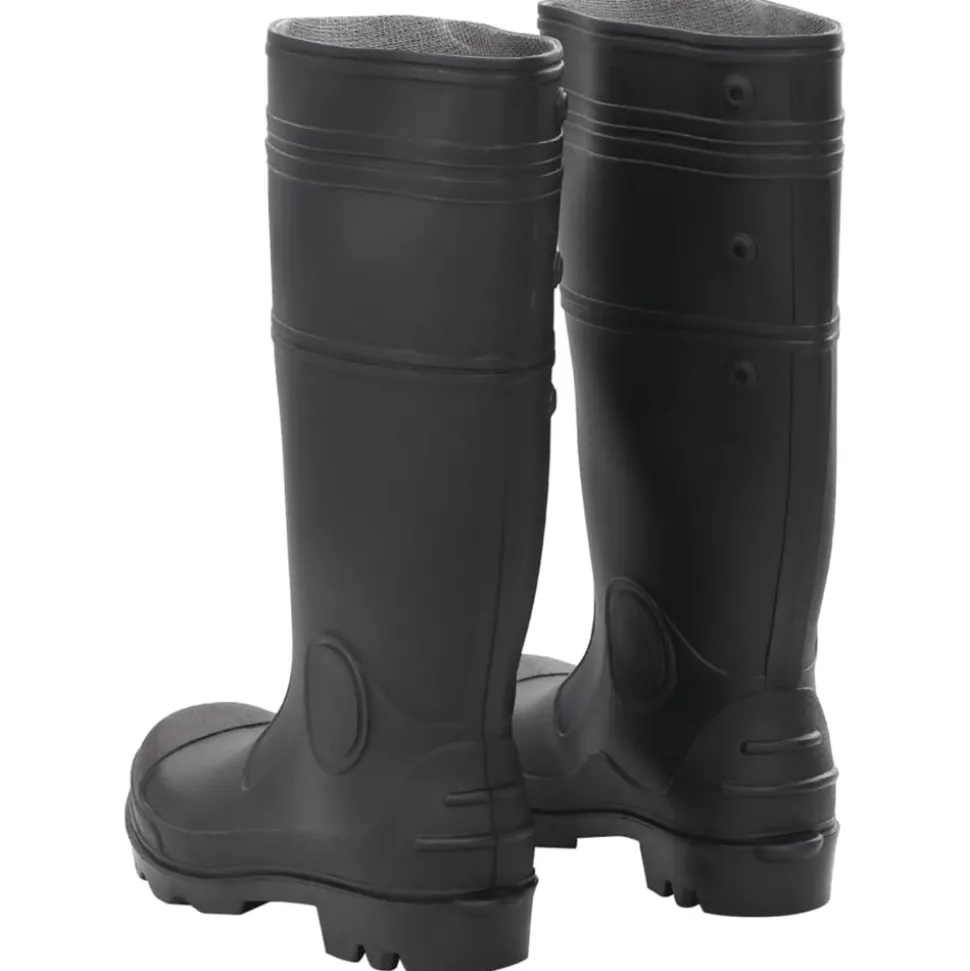 VIDAXL - Bottes de pluie noir taille 40 pvc