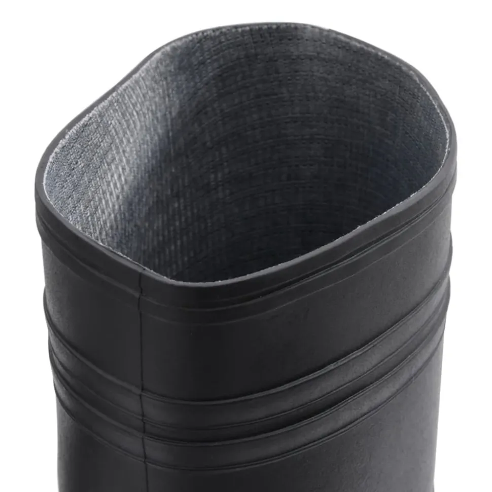 VIDAXL - Bottes de pluie noir taille 46 pvc