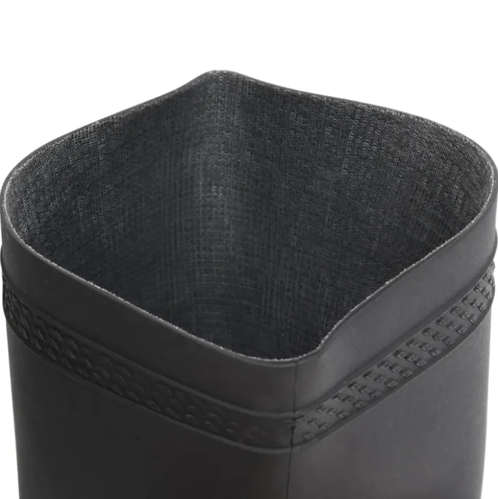 VIDAXL - Bottes de pluie noir taille 38 pvc