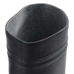 VIDAXL - Bottes de pluie noir taille 39 pvc