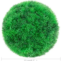VIDAXL - Boules de buis artificielles 2 pcs 22 cm