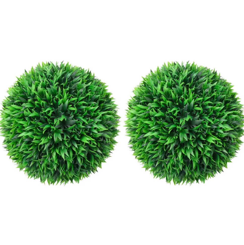 VIDAXL - Boules de buis artificielles 2 pcs 38 cm