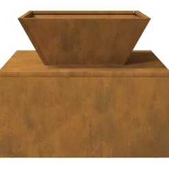VIDAXL - Braise rouillé 50 x 50 x 40 cm acier résistant aux intempéries