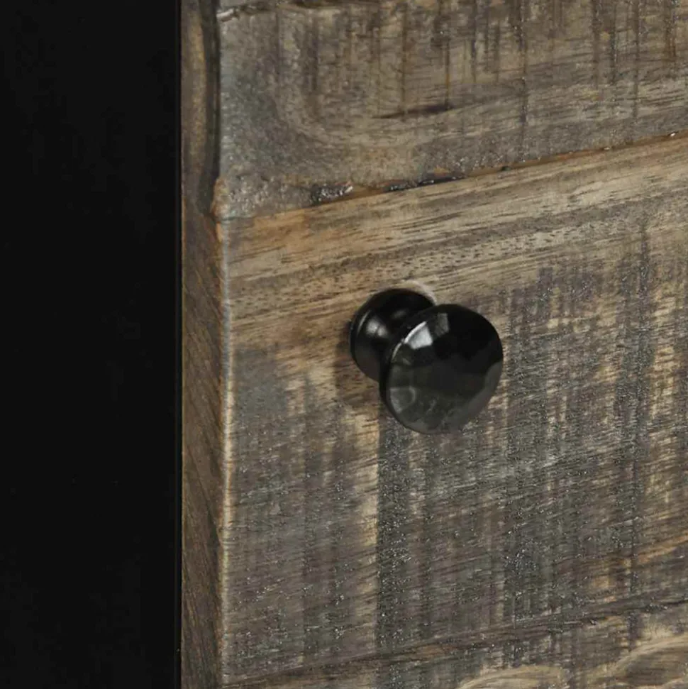 VIDAXL - Buffet 40x33x110 cm bois de manguier massif