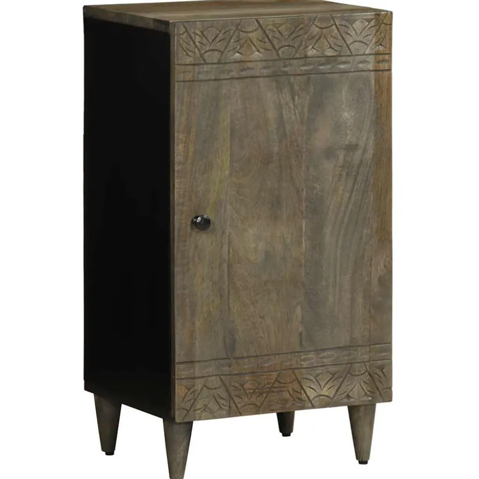 VIDAXL - Buffet 40x33x75 cm bois massif de manguier