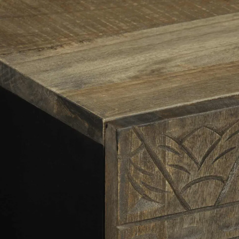 VIDAXL - Buffet 40x33x75 cm bois massif de manguier