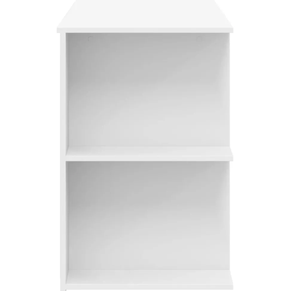 VIDAXL - Bureau blanc 140x50x75 cm bois d'ingénierie