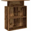 VIDAXL - Bureau de réception vieux bois 100x40x104 cm bois d'ingénierie