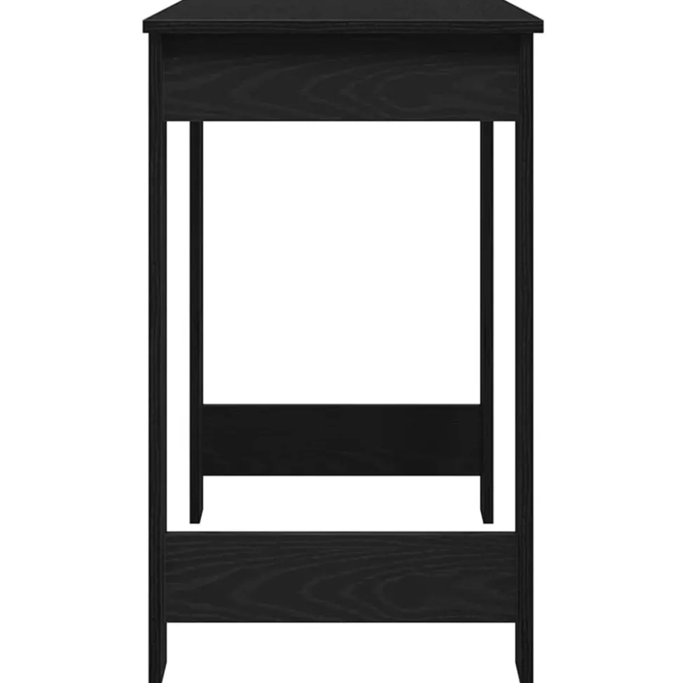 VIDAXL - Bureau noir 100x45x75 cm bois d'ingénierie