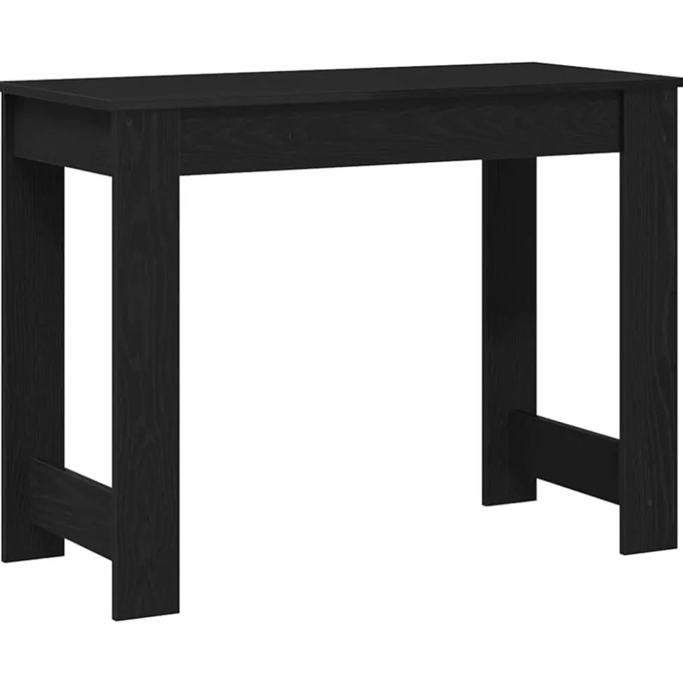 VIDAXL - Bureau noir 100x45x75 cm bois d'ingénierie