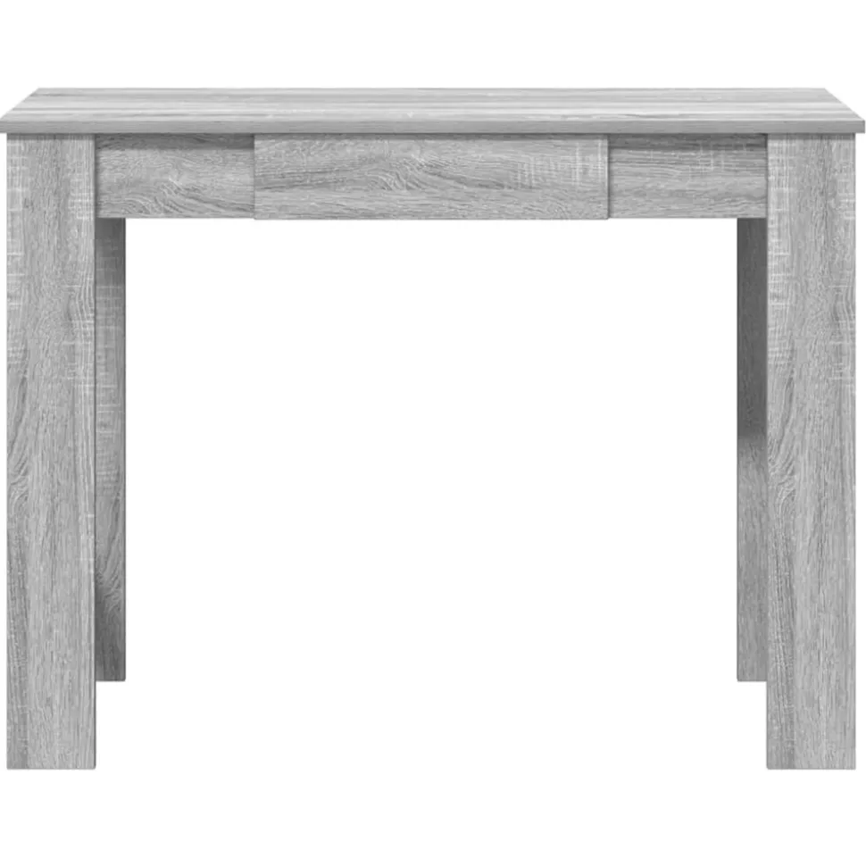 VIDAXL - Bureau sonoma gris 100x45x75 cm bois d'ingénierie