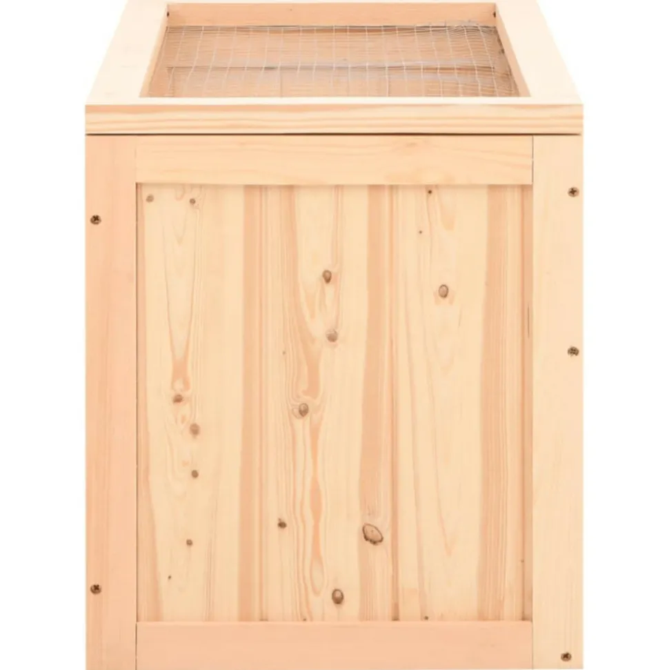 VIDAXL - Cage à hamster 60x35,5x42 cm bois massif de sapin