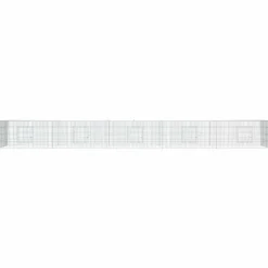 VIDAXL - Cage à lapin 5 panneaux 541x109x54 cm fer galvanisé