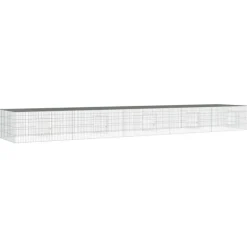 VIDAXL - Cage à lapin 5 panneaux 541x109x54 cm fer galvanisé
