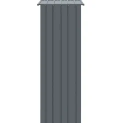 VIDAXL - Cage à oiseaux anthracite 115x78x200 cm acier galvanisé