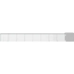 VIDAXL - Cage pour poules gris 900x91x100 cm acier galvanisé