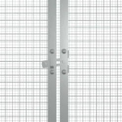 VIDAXL - Cage pour poules gris 200x91x100 cm acier galvanisé