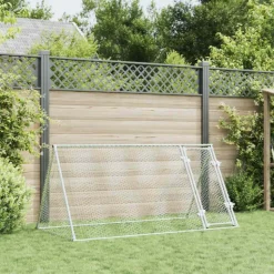 VIDAXL - Cage pour poules argenté 200x105x91 cm acier galvanisé
