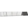 VIDAXL - Clapier anthracite 504,5x80,5x71 cm acier galvanisé