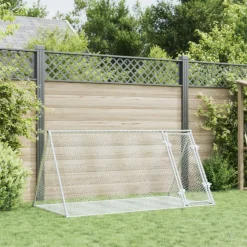 VIDAXL - Clapier argenté 200x105x91 cm acier galvanisé
