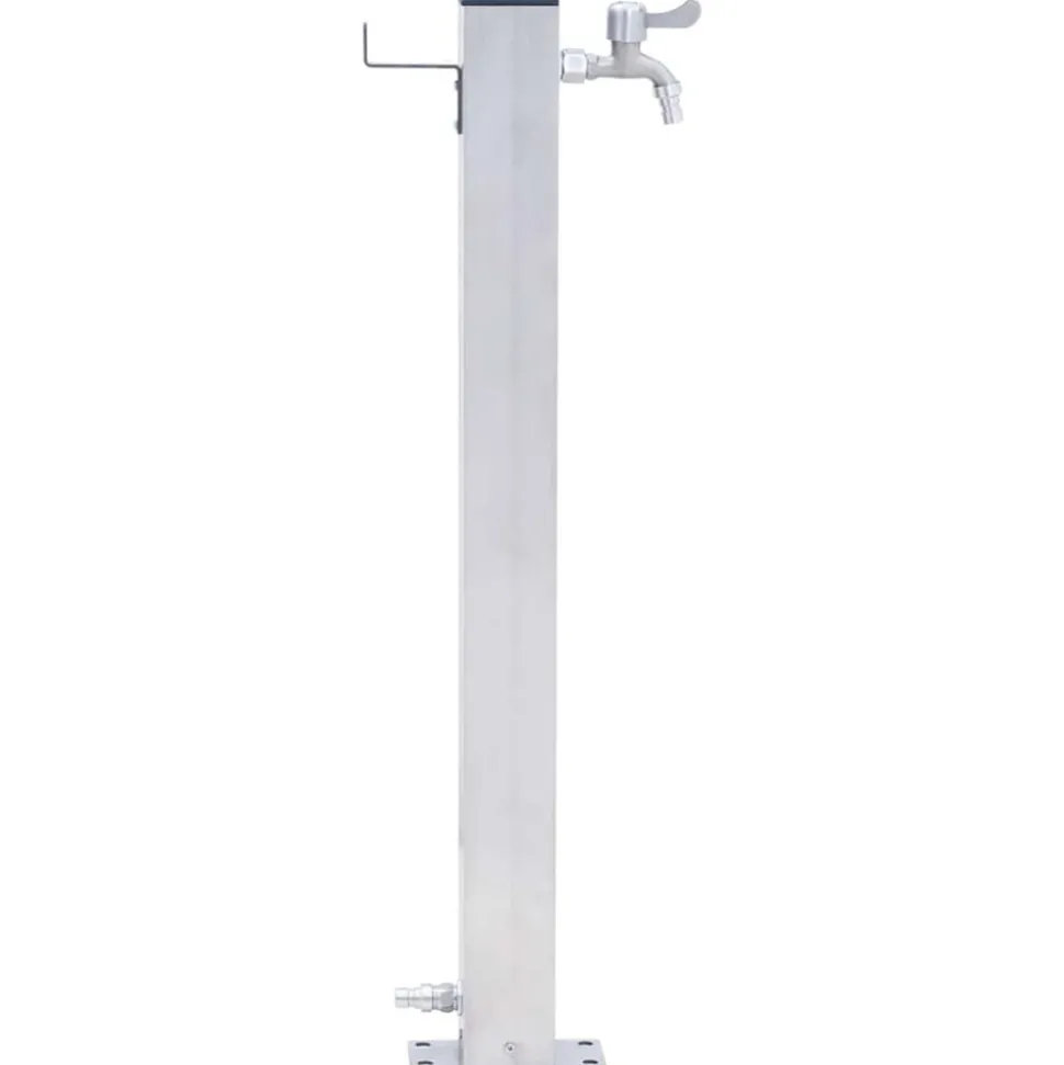 VIDAXL - Colonne à eau de jardin 60 cm acier inoxydable carré