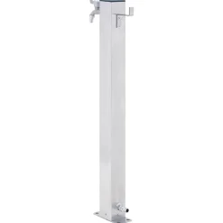 VIDAXL - Colonne à eau de jardin 60 cm acier inoxydable carré