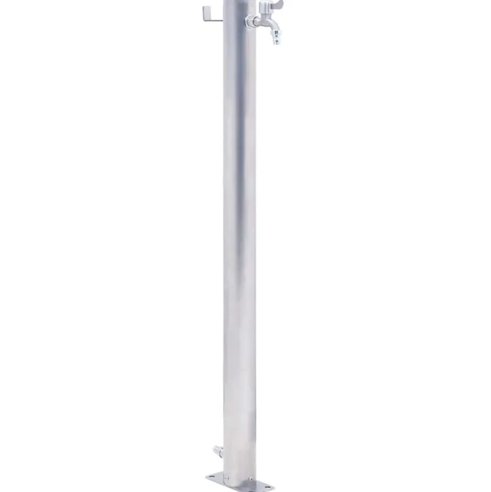 VIDAXL - Colonne à eau de jardin 100 cm acier inoxydable rond