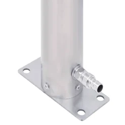 VIDAXL - Colonne à eau de jardin 40 cm acier inoxydable rond