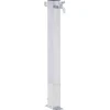 VIDAXL - Colonne à eau de jardin 100 cm acier inoxydable carré