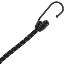 VIDAXL - Cordes élastiques avec bandes réfléchissantes et crochets 10pcs