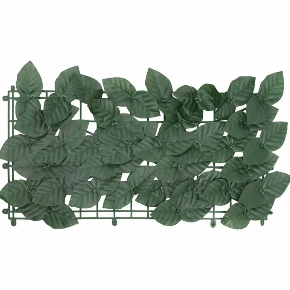 VIDAXL - Écran de balcon avec feuilles vert foncé 600x75 cm