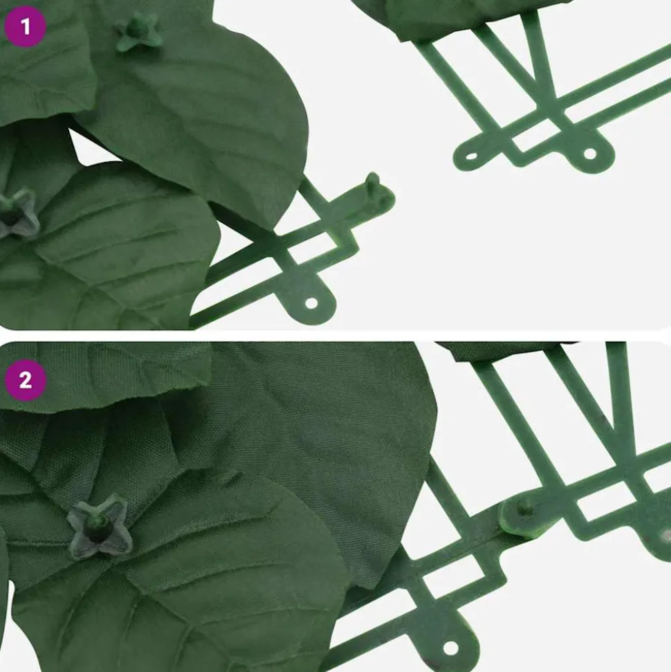 VIDAXL - Écran de balcon avec feuilles vert foncé 600x75 cm